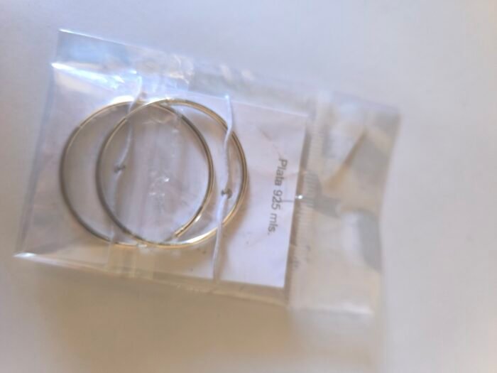 pendientes de plata de ley